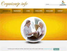 Tablet Screenshot of organizacje.info
